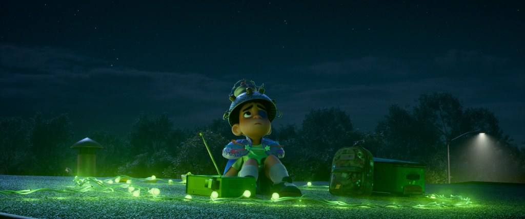 Elio (voiced by Yonas Kibreab) in Disney Pixar's Elio. (© 2024 Disney/Pixar. All Rights Reserved.)