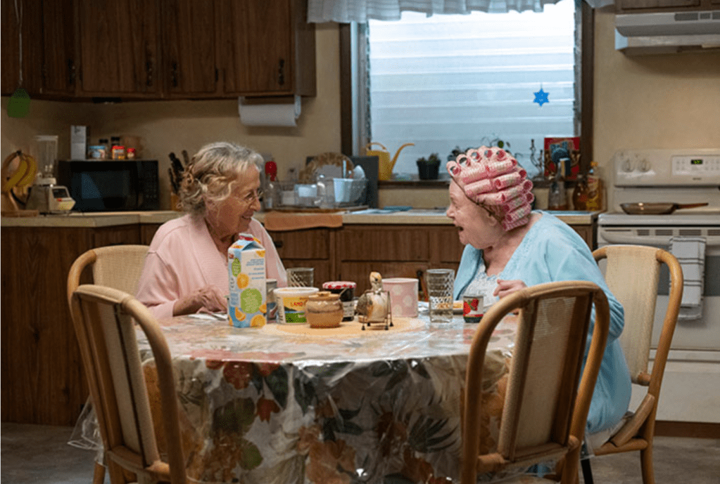Rita Zohar as Bess and June Squibb as Eleanor in Eleanor the Great.