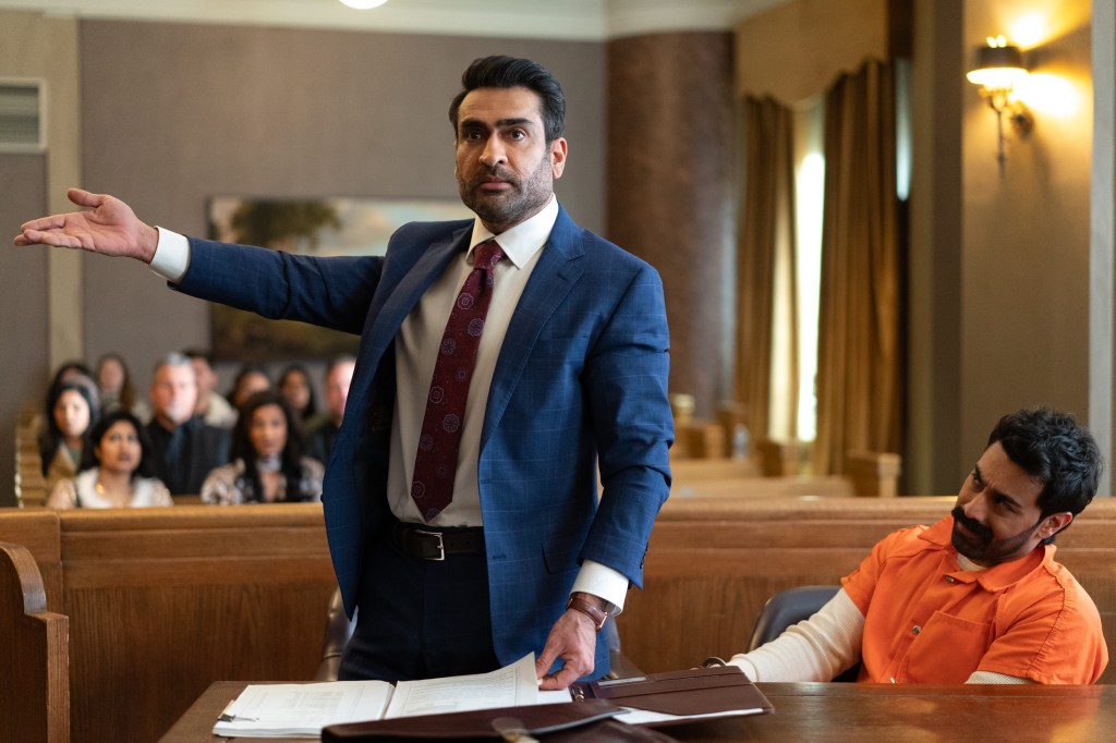 Kumail Nanjiani as Danyel and Saagar Shaikh as Raj in season 2 of Deli Boys. (Photo courtesy of Disney | Sandy Morris)