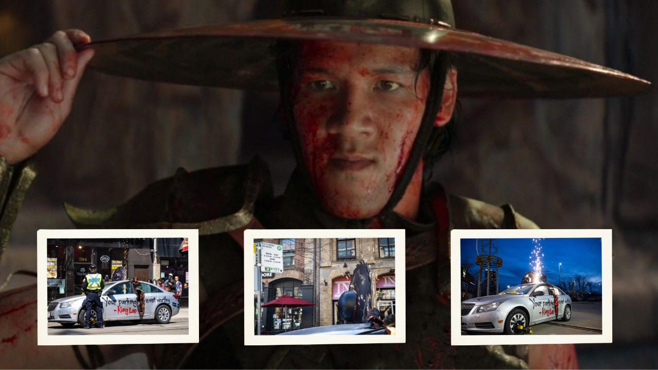 Celebrate the Release of ‘Mortal Kombat II’ by Witnessing Kung Lao’s Parking&nbsp;Enforcement