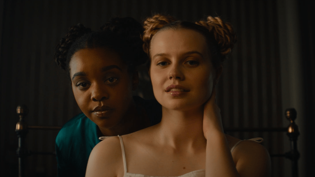 Mallori Johnson as Cecile and Angourie Rice as Fanny in Steal Away. (Photo courtesy of Elevation Pictures)
